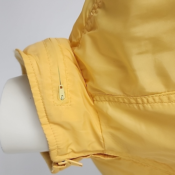 Eddie Bauer Women's Yellow Hooded  Raincoat Mesh Lining Pockets Size Small - Picture 5 of 16